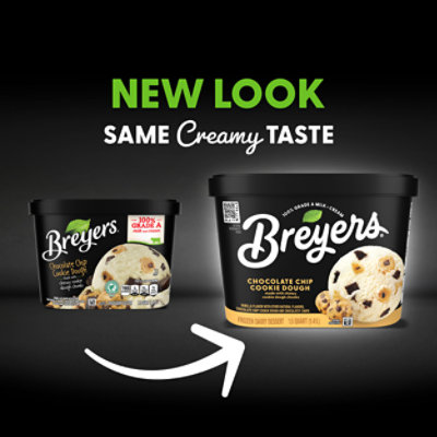 Breyers Chocolate Chip Cookie Dough Frozen Dairy Dessert - 48 Oz - Image 5