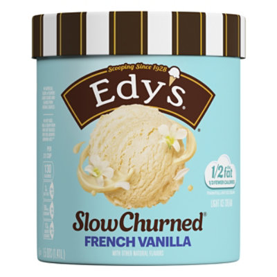 Dreyers Edys Ice Cream Slow Churned Light French Vanilla - 1.5 Quart - Image 2