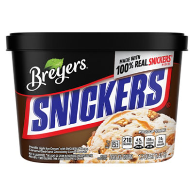 Breyers Snickers Light Ice Cream - 48 Oz - Image 6