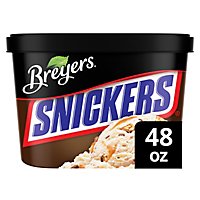 Breyers Ice Cream Light SNICKERS - 48 Oz - Image 1