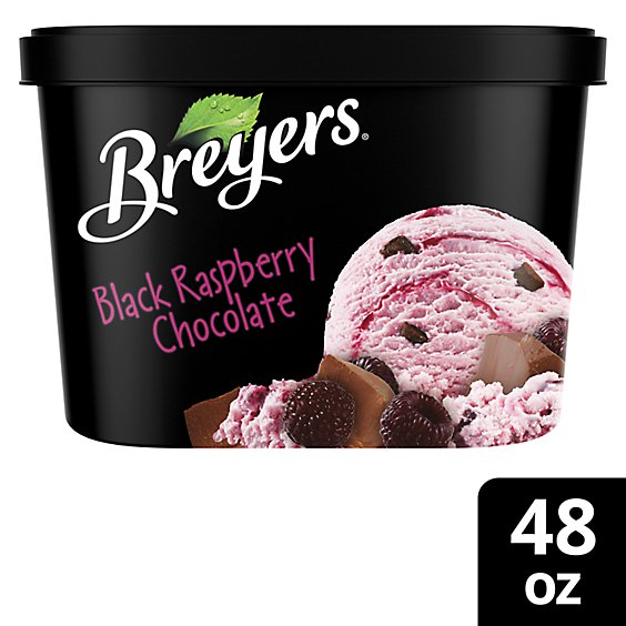 Breyers Ice Cream Original Black Raspberry Chocolate - 48 Oz