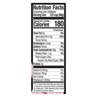 Breyers Black Raspberry Chocolate Frozen Dairy Dessert - 48 Oz - Image 4