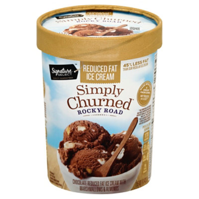 Signature SELECT Ice Cream Rocky Road Light - 1.50 Quart