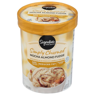 Signature SELECT Mocha Almond Fudge Light Ice Cream - 1.50 Quart - Image 3