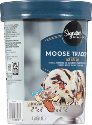 Signature SELECT Denali Moose Tracks Ice Cream - 1.50 Quart - Image 6