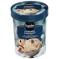 Signature SELECT Denali Caramel Caribou Ice Cream - 1.50 Quart - Image 2
