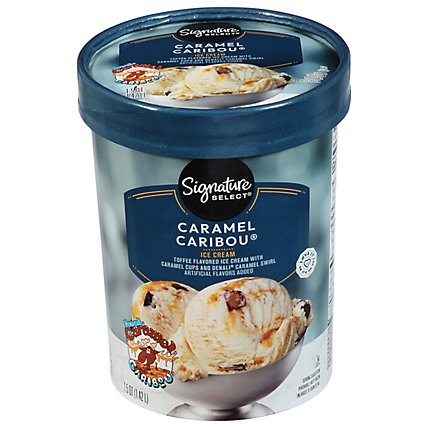 Signature SELECT Denali Caramel Caribou Ice Cream - 1.50 Quart - Image 1
