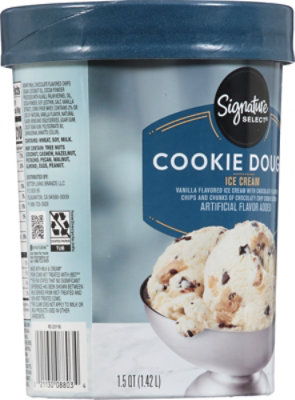 Signature SELECT Chocolate Chip Cookie Dough Ice Cream - 1.50 Quart - Image 6