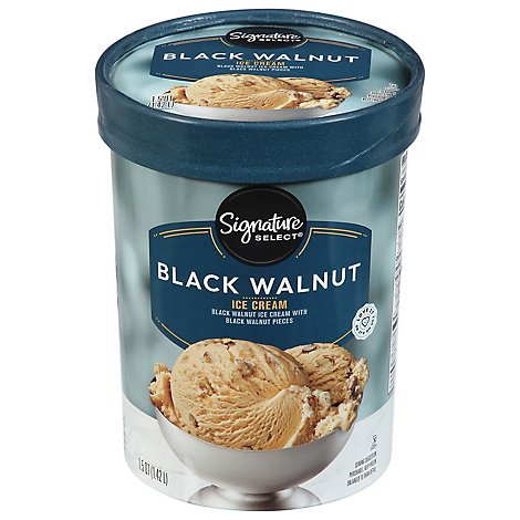 Signature SELECT Black Walnut Ice Cream - 1.50 Quart