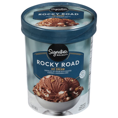 Signature SELECT Ice Cream Rocky Road - 1.50 Quart - Image 3