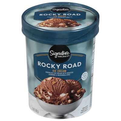 Signature Select Ice Cream Rocky Road 1 50 Quart Safeway