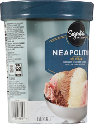 Signature SELECT Ice Cream Neapolitan - 1.5 Quart - Image 6