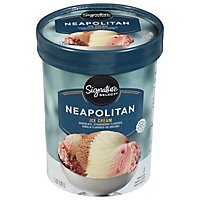 Signature SELECT Ice Cream Neapolitan - 1.5 Quart - Image 2