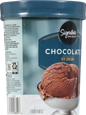 Signature SELECT Chocolate Ice Cream - 1.50 Quart - Image 6