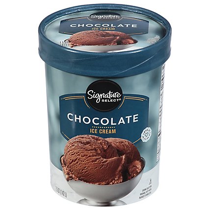 Signature SELECT Chocolate Ice Cream - 1.50 Quart - Image 2
