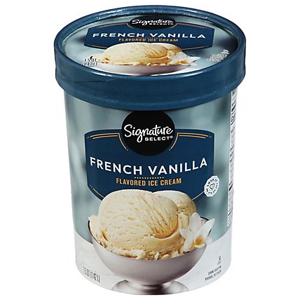 Signature SELECT French Vanilla Ice Cream - 1.50 Quart - Image 2