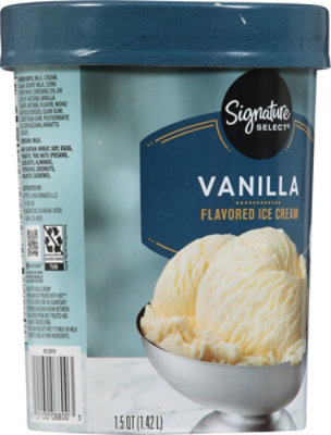 Signature SELECT Ice Cream Vanilla - 1.50 Quart - Image 6