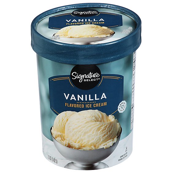 Signature SELECT Ice Cream Vanilla - 1.50 Quart
