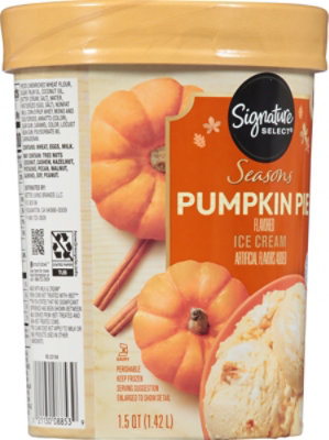 Signature SELECT Ice Cream Seasons Pumpkin Pie - 1.5 Quart - Image 6