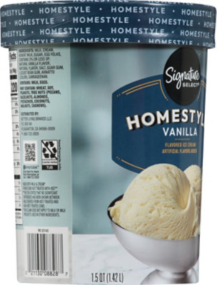 Signature SELECT Homestyle Vanilla Ice Cream - 1.50 Quart - Image 6