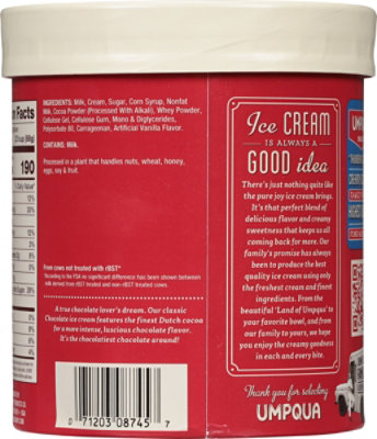 Umpqua Ice Cream Chocolate - 1.5 Quart - Image 6