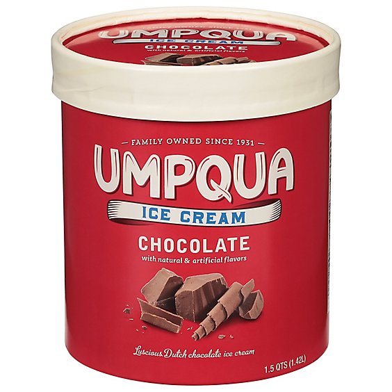 Umpqua Ice Cream Chocolate - 1.75 Quart