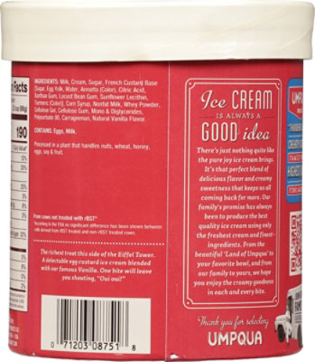 Umpqua Ice Cream French Vanilla - 1.75 Quart - Image 6