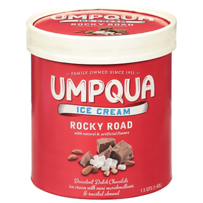Umpqua Ice Cream Rocky Road - 1.5 Quart - Image 3