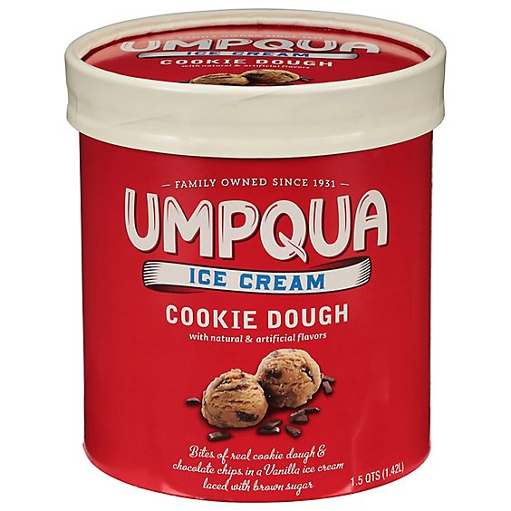 Umpqua Ice Cream Cookie Dough - 1.75 Quart