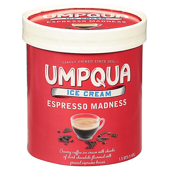 Umpqua Ice Cream Espresso Madness - 1.75 Quart