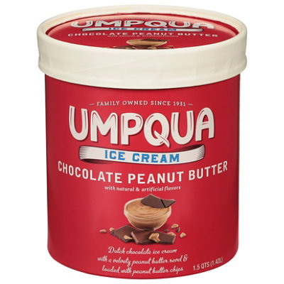 Umpqua Ice Cream Chocolate Peanut Butter - 1.75 Quart - Image 3