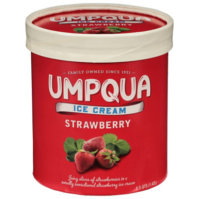 Umpqua Ice Cream Strawberry - 1.5 Quart - Image 3