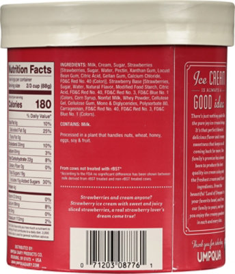 Umpqua Ice Cream Strawberry - 1.5 Quart - Image 6
