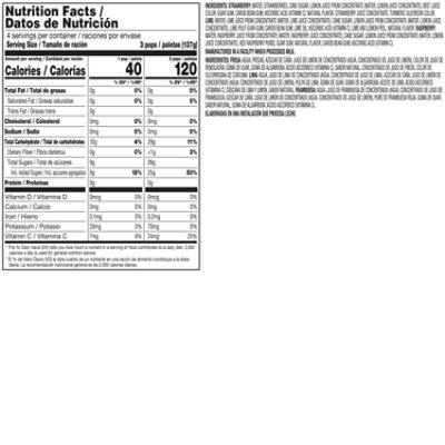 Outshine Strawberry Lime And Raspberry Frozen Fruit Pops Variety Pack - 12 Count - Image 3