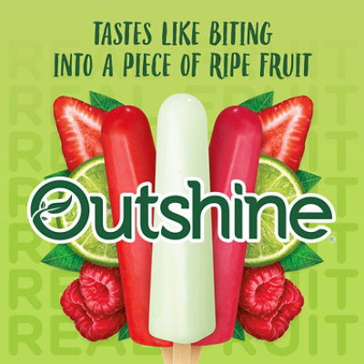 Outshine Strawberry Lime And Raspberry Frozen Fruit Pops Variety Pack - 12 Count - Image 4