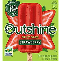 Outshine Fruit Ice Bars Strawberry 6 Count - 16.1 Fl. Oz. - Image 2