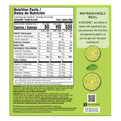 Outshine Lime Frozen Fruit Bars - 6 Count - Image 2