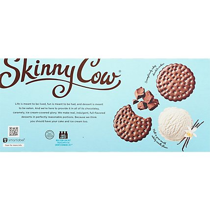 Skinny Cow Ice Cream Sandwiches Low Fat Vanilla - 6-4 Fl. Oz. - Image 6