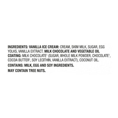 Haagen-Dazs Vanilla Milk Chocolate Ice Cream Snack Bars - 3 Count - Image 4