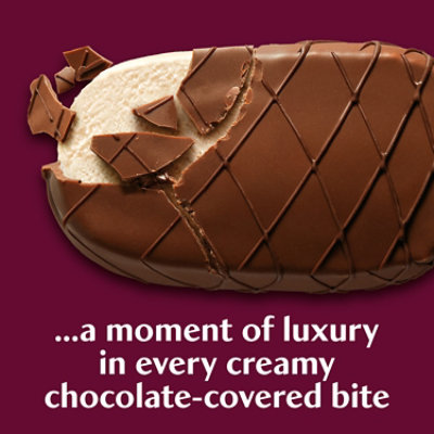 Haagen-Dazs Vanilla Milk Chocolate Ice Cream Snack Bars - 3 Count - Image 3