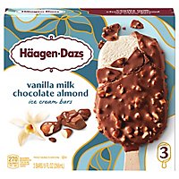 Haagen-Dazs Vanilla Milk Chocolate Almond Ice Cream Bars - 3 Count - Image 1
