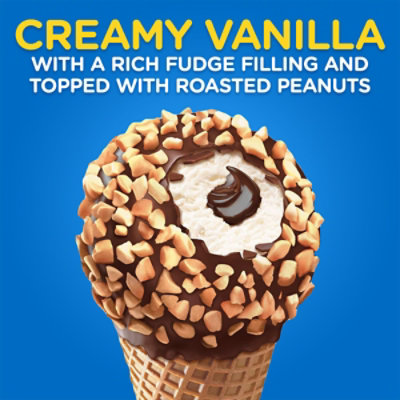 Drumstick Frozen Dairy Dessert Cones Vanilla Fudge 4 Cones - 18.1 Fl. Oz. - Image 3