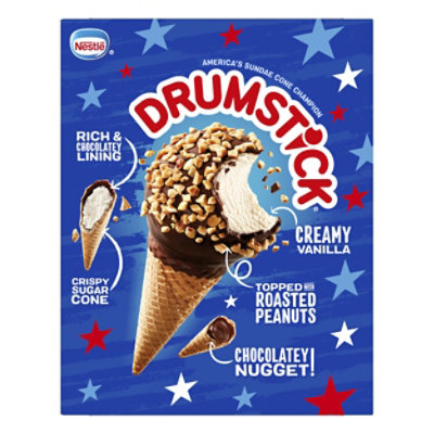 Drumstick Original The Vanilla Sundae Cones - 4 Count - Image 2