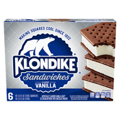 Klondike Vanilla Ice Cream Sandwiches - 4.23 Fl. Oz. - Image 3