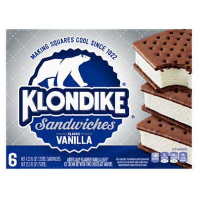 Klondike Vanilla Ice Cream Sandwiches - 4.23 Fl. Oz. - Image 1