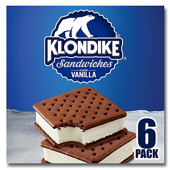 Klondike Vanilla Ice Cream Sandwiches - 4.23 Fl. Oz.