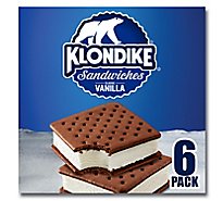 Klondike Ice Cream Sandwiches Classic Vanilla - 6-4.23 Fl. Oz.