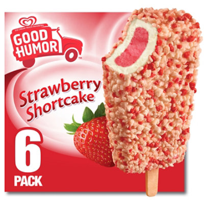 Good Humor Strawberry Shortcake Frozen Dairy Dessert Bars - 6-3 Oz - Image 3