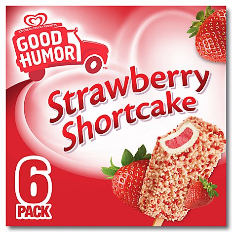 Good Humor Dessert Bar Frozen Strawberry Shortcake - 6-3 Fl. Oz.