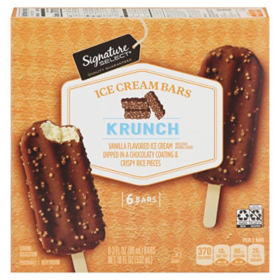 Signature SELECT Ice Cream Bars Krunch - 6-3 Fl. Oz. - Image 4